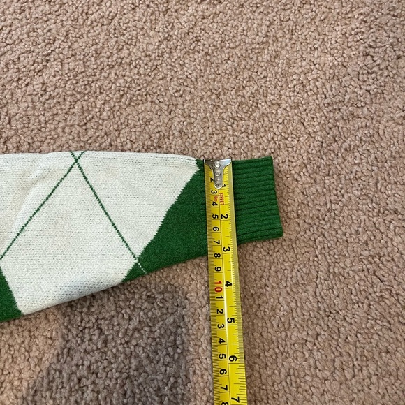 Women's SHEIN vintage vibes Argyle Pattern pullover crewneck sweater - Picture 12 of 12